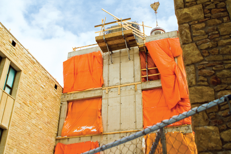 Construction on campus