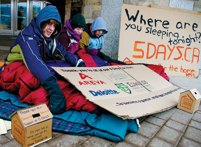 Five Days for the Homeless - Michelle Berg