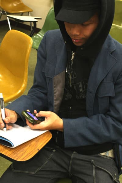 cheating student