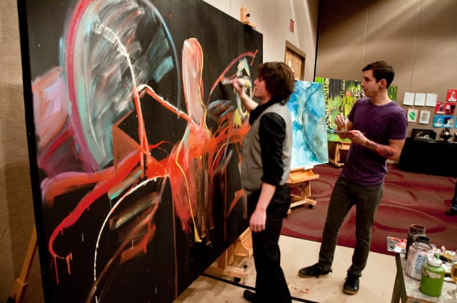 Last year’s live painting was a hit among audience members.
