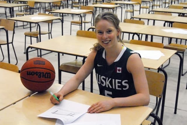 Never forget your basketball when writing finals.