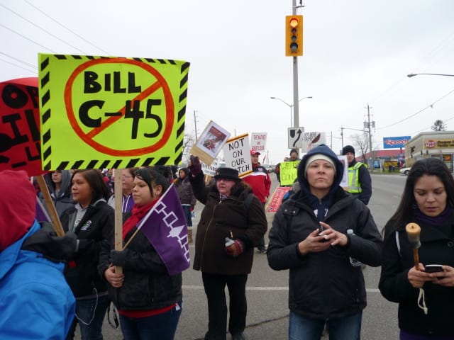 Bill C-45 is central to the Idle No More protests.