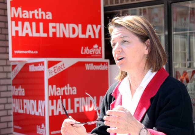 Martha Hall Findlay on the campaign trail.