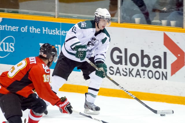 Derek Hulak helped set up two goals en route to the Dogs 3-0 shutout against the Calgary Dinos Feb. 2. 