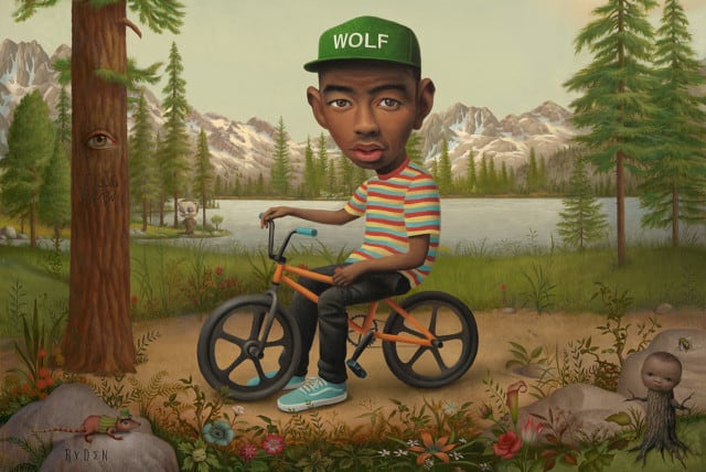 The deluxe edition cover for Tyler, the Creator’s new album, Wolf