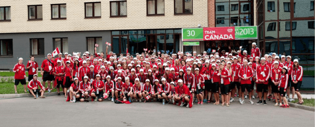 Huskies athletes joined athletes from across Canada to compete at the Universiade in Kazan, Russia.