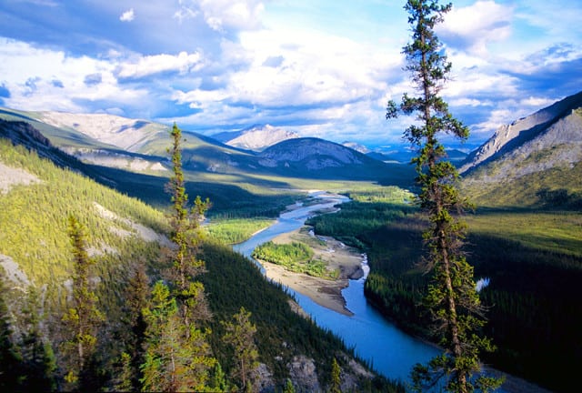 The Hart River runs through the Peel Watershed and is one of the Yukon's most isolated rivers.