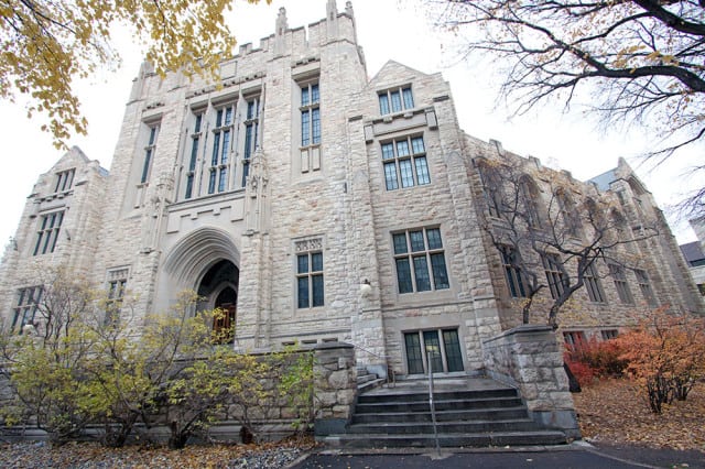 The College of Pharmacy and Nutrition resides in the Thorvelson Building, though some classes take place in the new Health Sciences Building. 