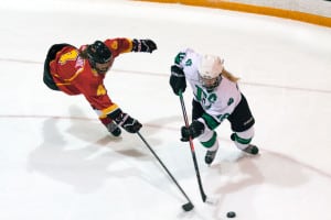 The women’s hockey team has their eye on the number one ranking. 