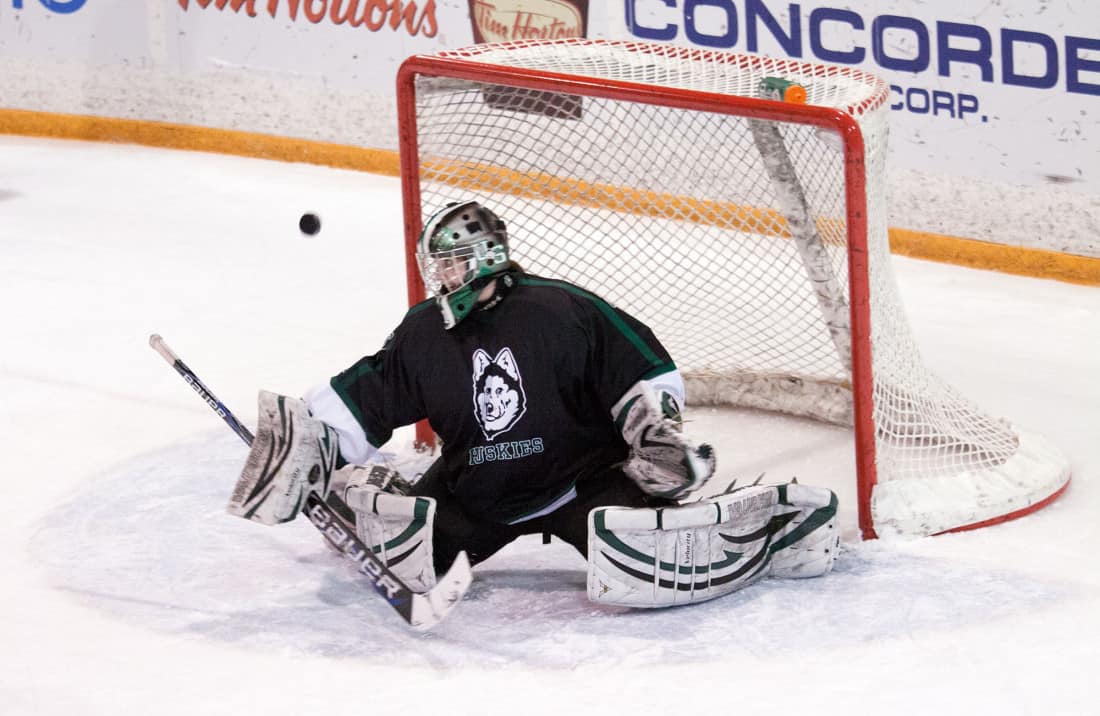 The Huskies goalies will have to be sharp to deny the Thunderbirds’ high-scoring offence.