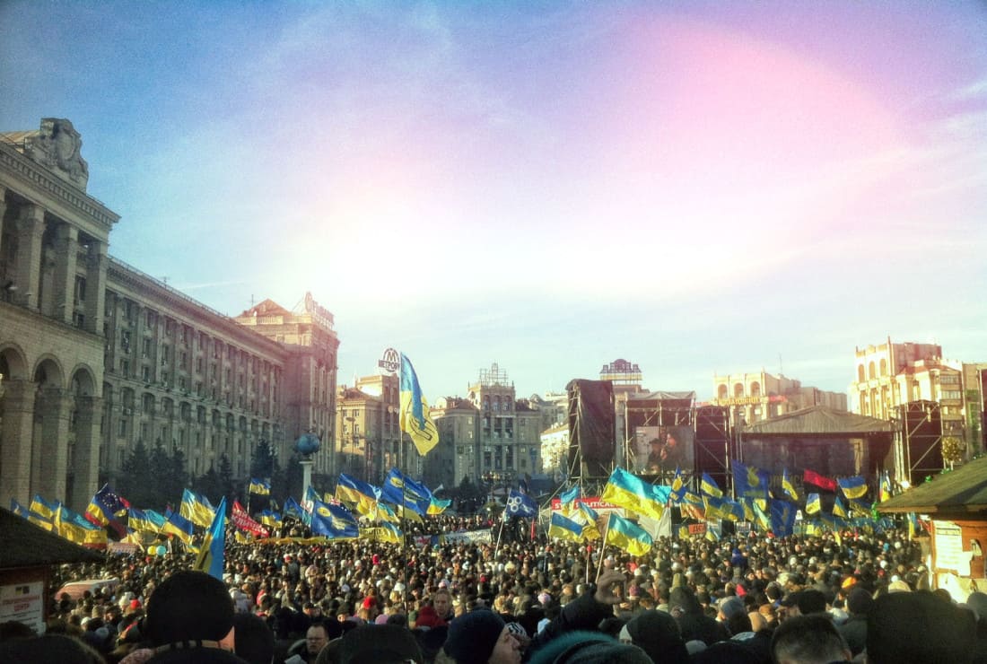 Kyiv's Independence Square been the focal point of Ukraine's Euromaidan protests.
