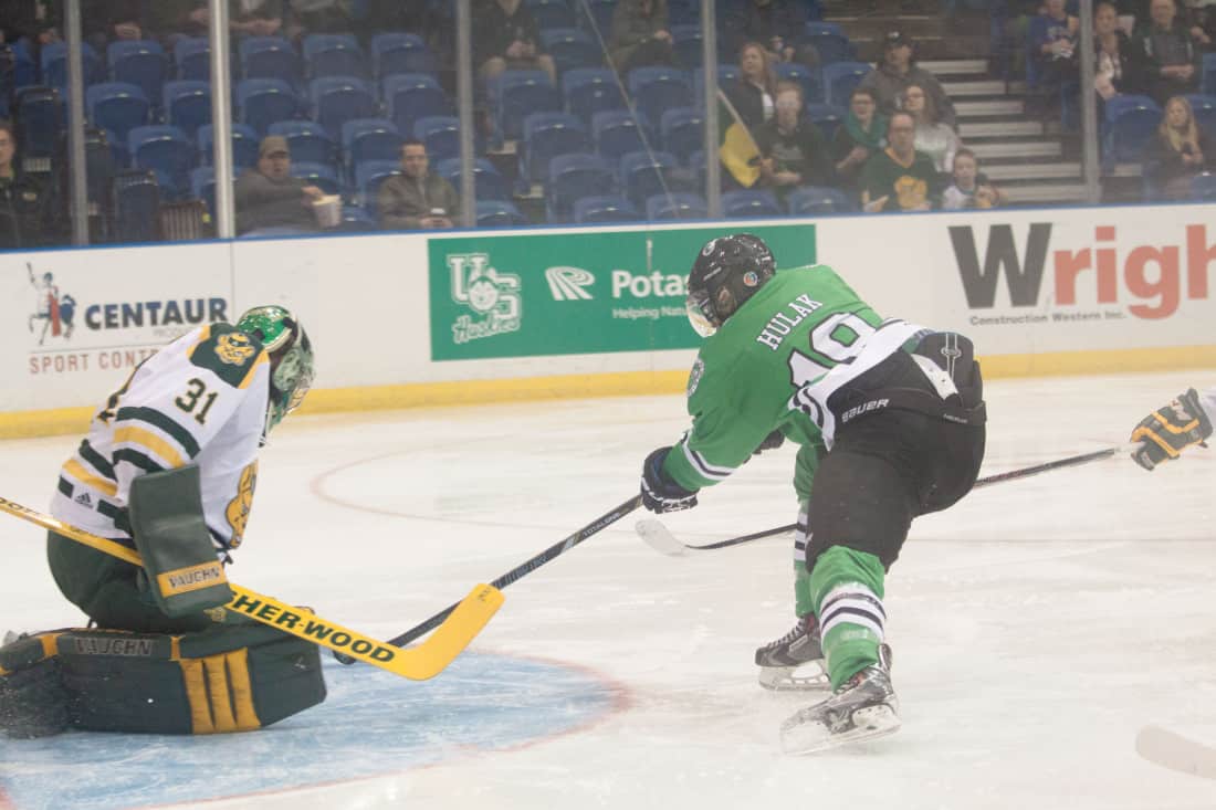 Derek Hulak had a sensational season with the Huskies, which resulted in him being called to play for the Texas Stars.