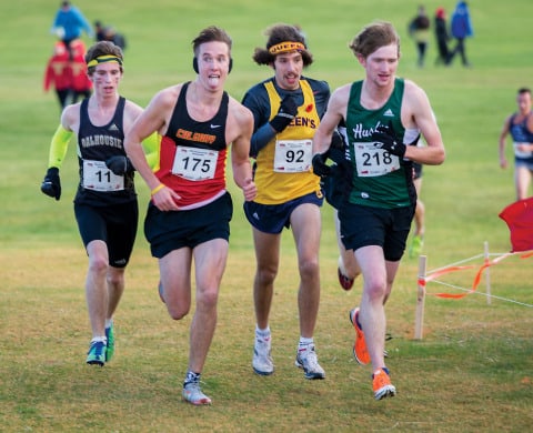 Jaden Wood Sparrow (#218 above) was one of six U of S runners at nationals in Newfoundland. 