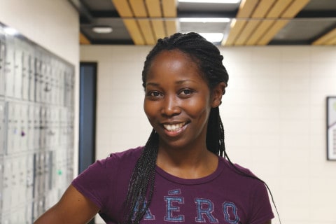 Naomi Maina. Age: 30. PhD student in the school of Environment and Sustainability.