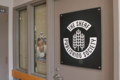 There’s no place like the Sheaf office.