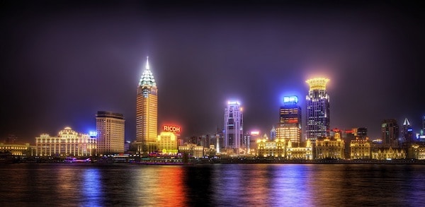 Shanghai at night
