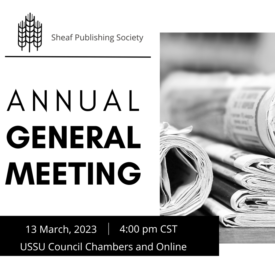 The Sheaf Publishing Society 2023 Annual General Meeting The Sheaf