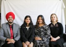 Gurbaz Singh, Nishta Mehta, Ishita Mann and Elisabeth Bauman, Members of the 2023-24 USSU Executive Team | photo supplied