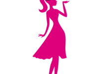 Woman girl pink silhouette with panama hat | Bynath and pixabay | Canva Pro