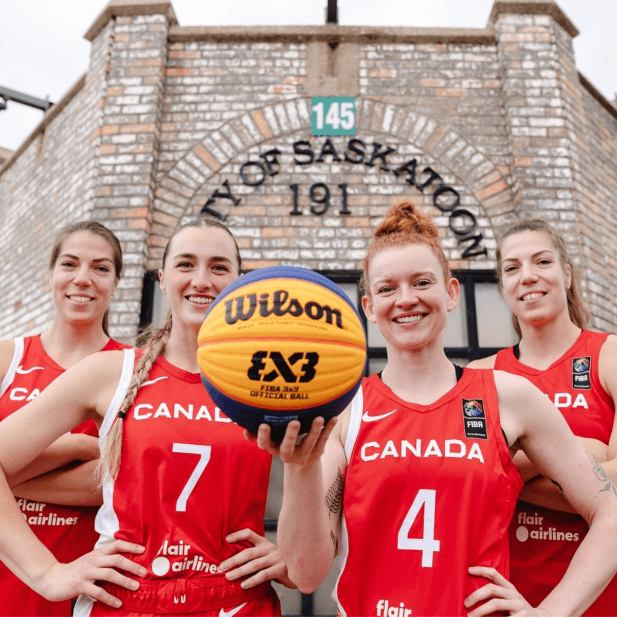 Canada’s 3x3 Women’s National Team as pictured in Saskatoon this summer. | YXE Urban Games Instagram