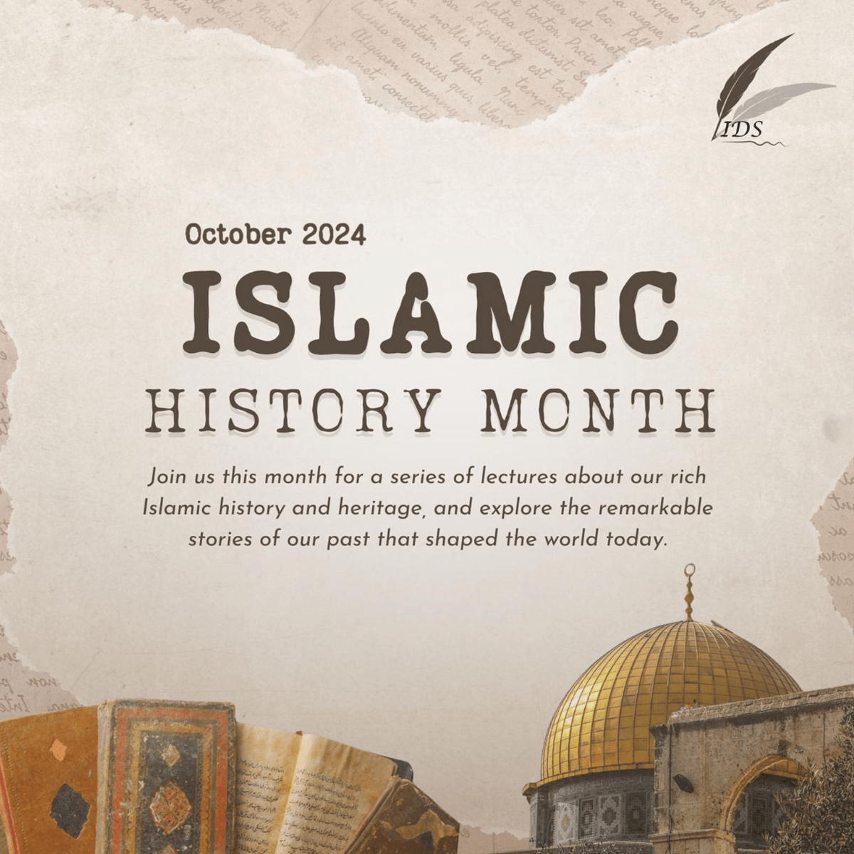 Islamic history month | ids.usask Instagram page