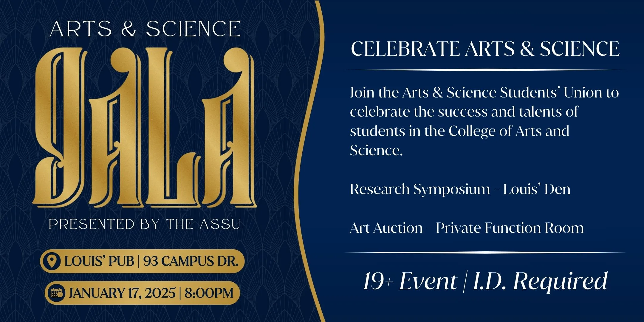 2025 Arts & Science Gala Promotional Poster | Arts & Science Students' Union