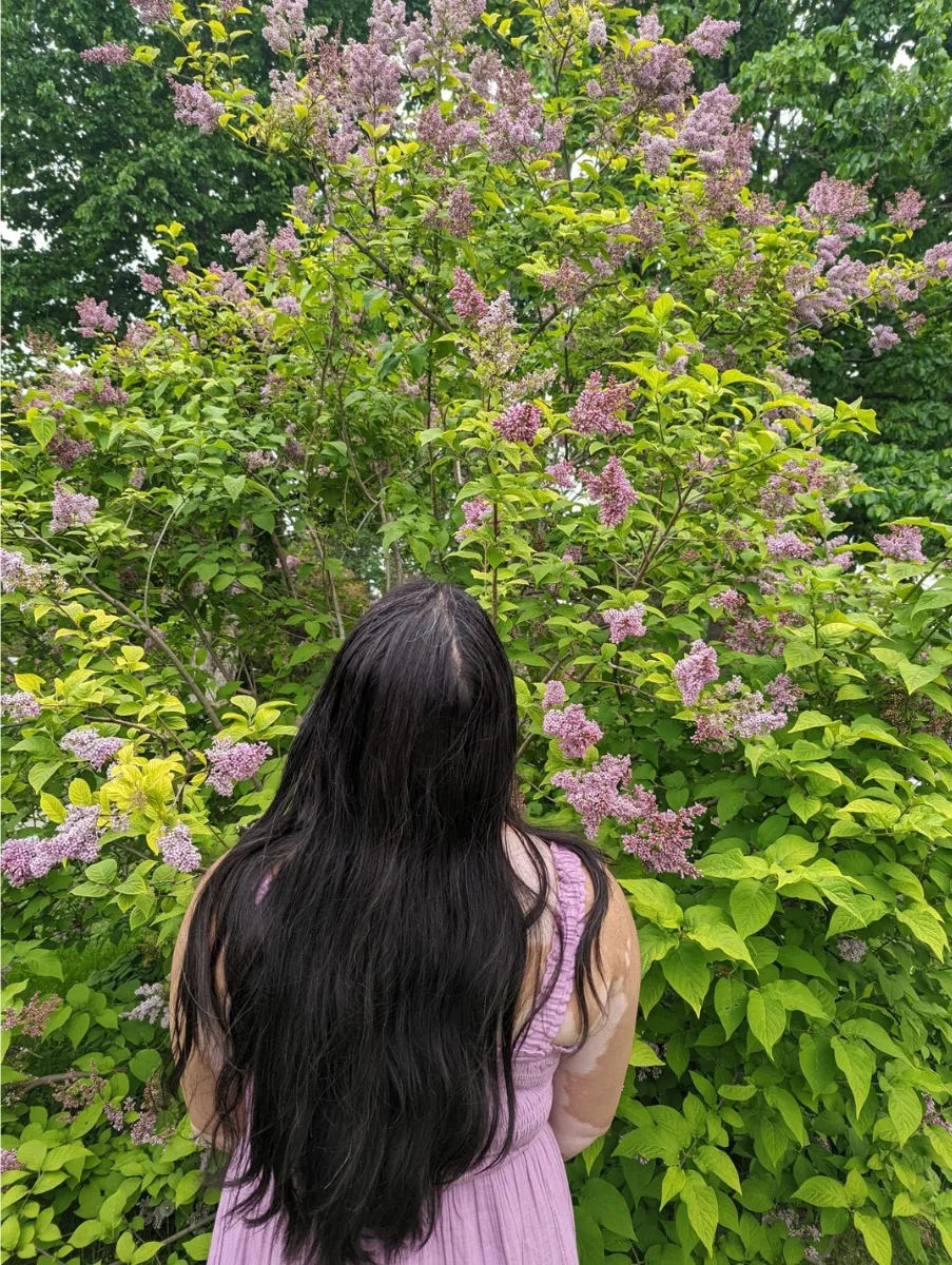 Darshana enjoying beauty | Vaidehee Lanke