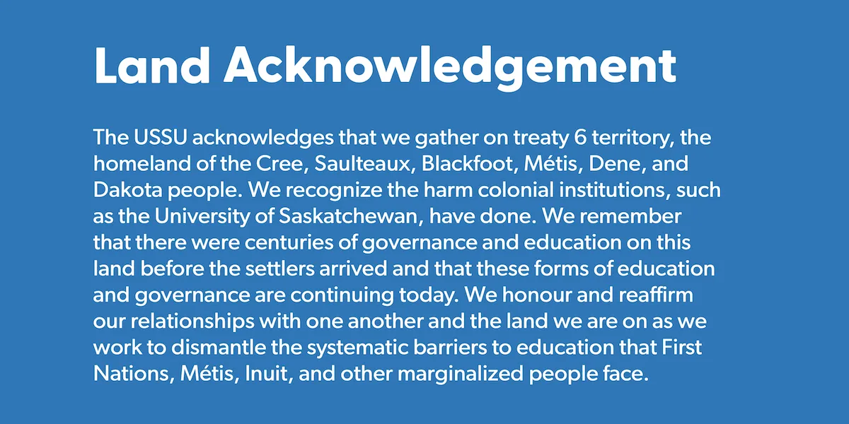 USSU Land Acknowledgement | Laila Valila