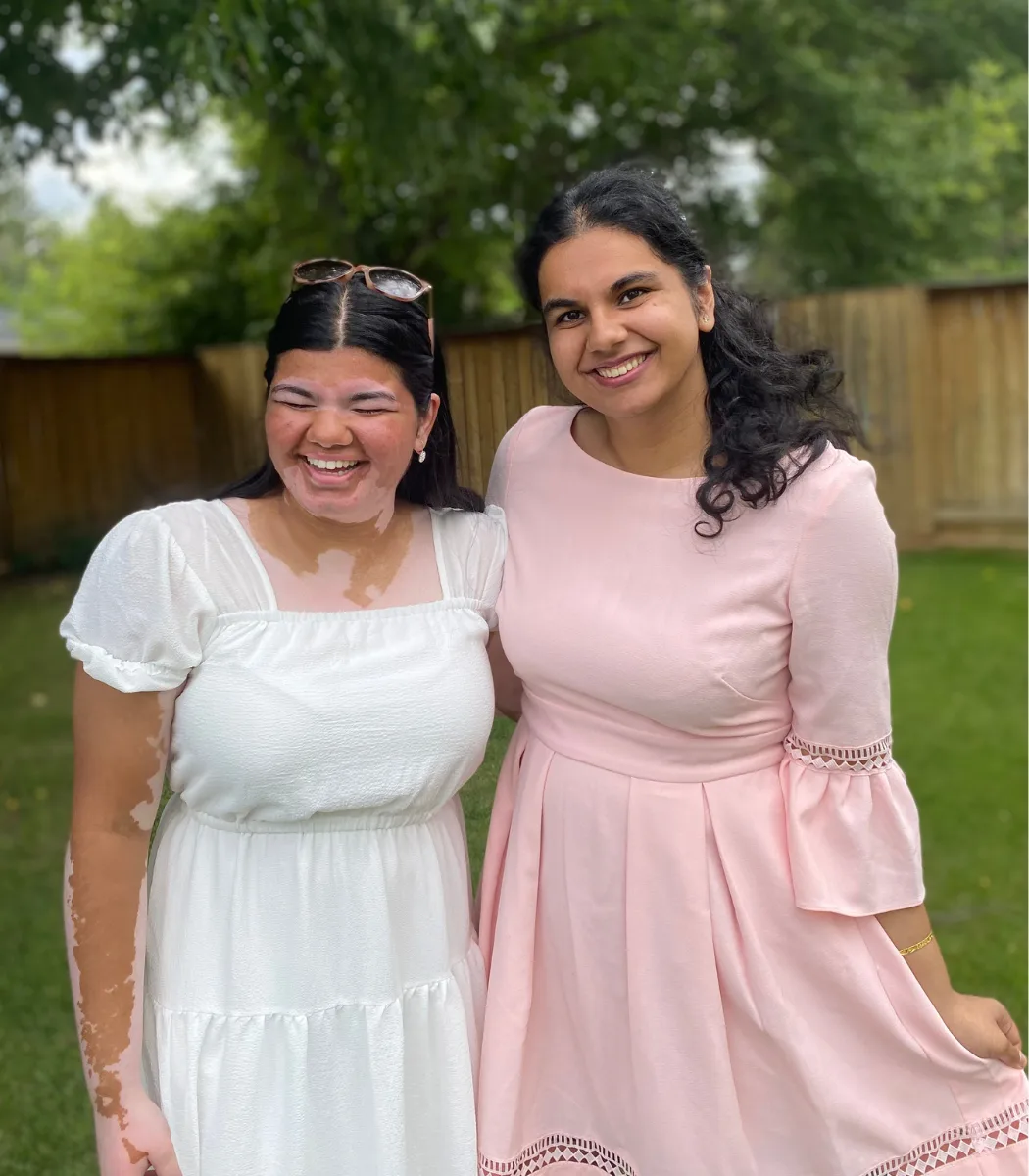 Author Darshana Lanke with her sister Vaidehee | Darshana Lanke