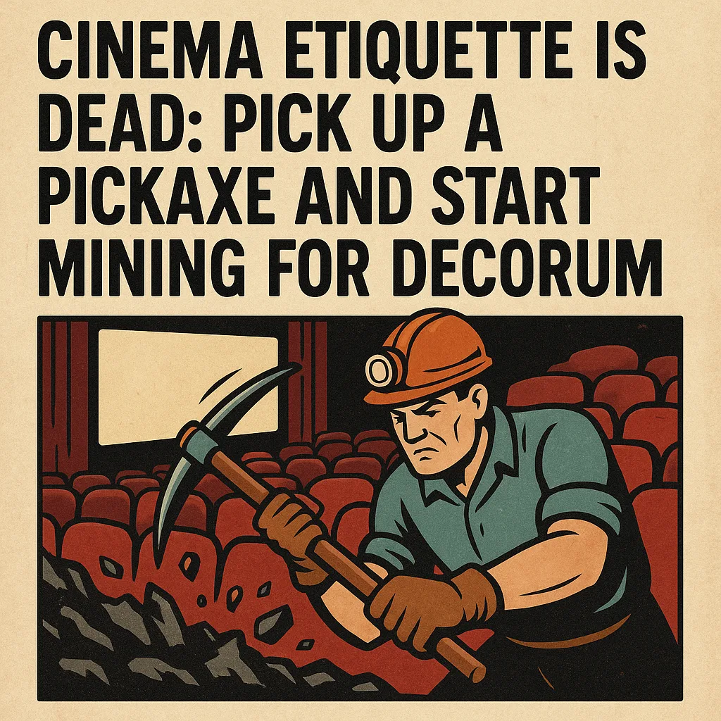 Cinema Etiquette is Dead: Pick Up A Pickaxe And Start Mining For Decorum