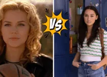 Hilarie Burton (Peyton Sawyer) | Courtesy @voyageofatvwatcher / Instagram. AND Lola Tung (Belly) | Erika Doss Prime Video