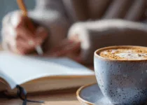 Coffee and journaling| Slonme| Canva Pro