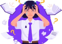 Stressed student facing academic pressure and challenges | Tschieder’s Team | Canva Pro