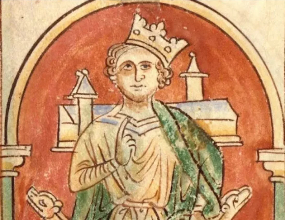 King John of England is depicted in a medieval illustration | History Today