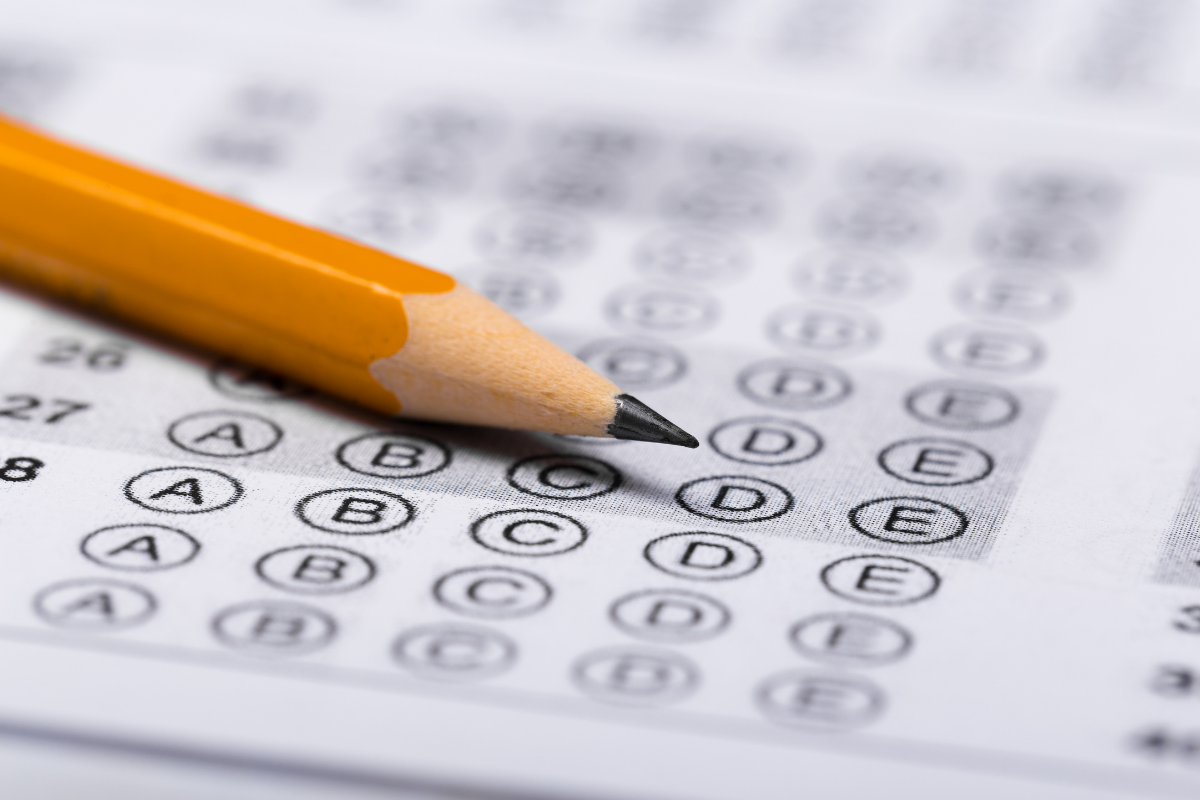 Testing exam computer sheet | Canva Pro