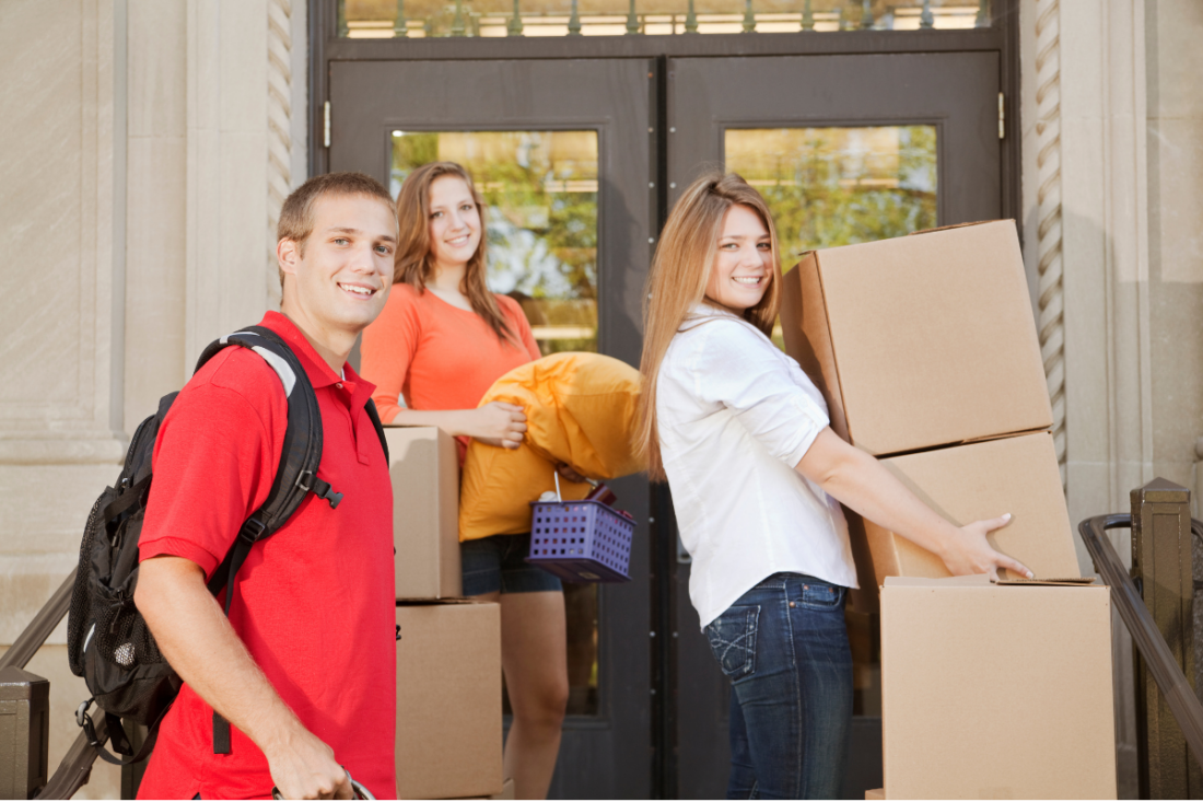 University students moving in on campus | YinYang Getty Images Signature | Canva Pro